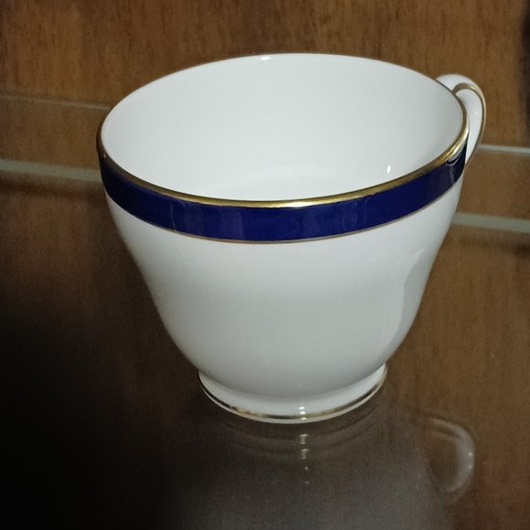 Spode Fine Bone China Consul Teacup and Saucer Cobalt Blue - Picture 5 of 7